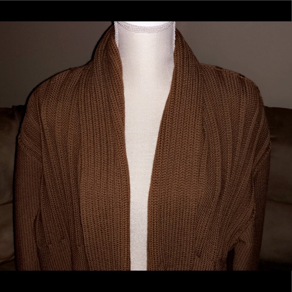 SONIA RYKIEL Wool Open Draped Cardigan - Picture 3 of 9